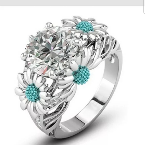 New beautiful 925 silver gem rings 3 styles - Picture 8 of 8